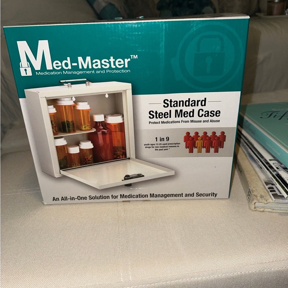 Steel medication case